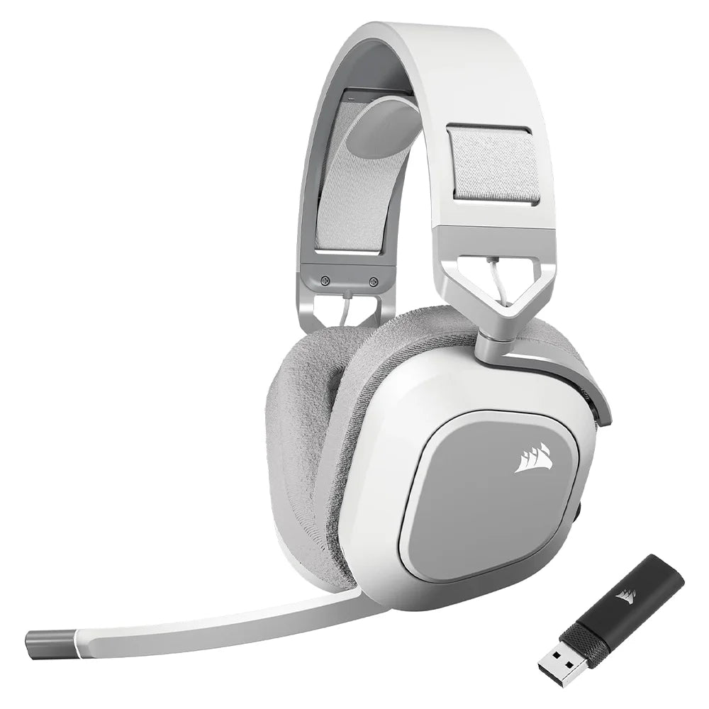 CorsairHS80 RGB inalámbrico/HS80 RGB con cable/Hs80MAx auriculares para juegos negros o blancos y CORSAIR RGB ST100