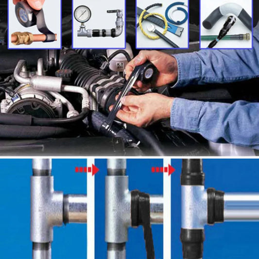 Cintas adhesivas aislantes de silicona para rendimiento de reparación de sellado de fugas impermeables súper fuertes