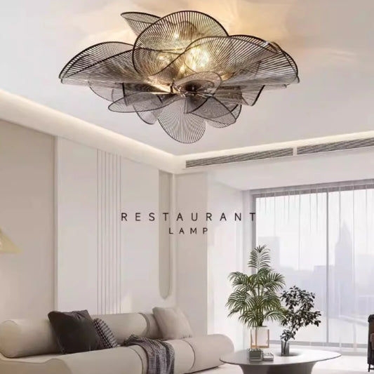 Candelabros de techo LED de alta gama de diseñador italiano, luces colgantes minimalistas modernas, decoración de la habitación del hogar, lámparas de comedor para sala de estar