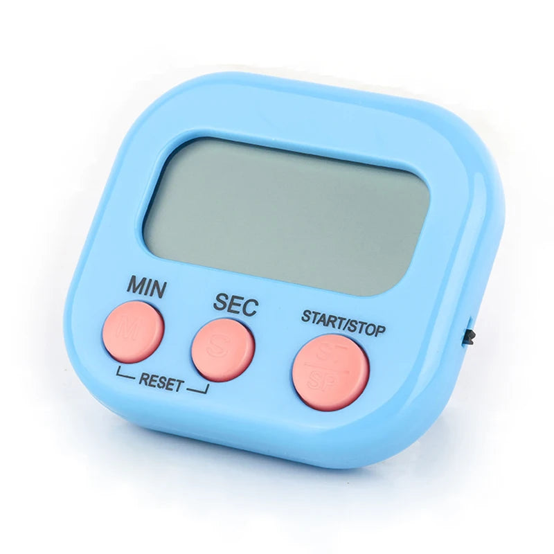 Temporizador de cocina digital durante 99 minutos, cuenta regresiva de cocina con herramienta magnética, temporizador, despertador, contador con soporte