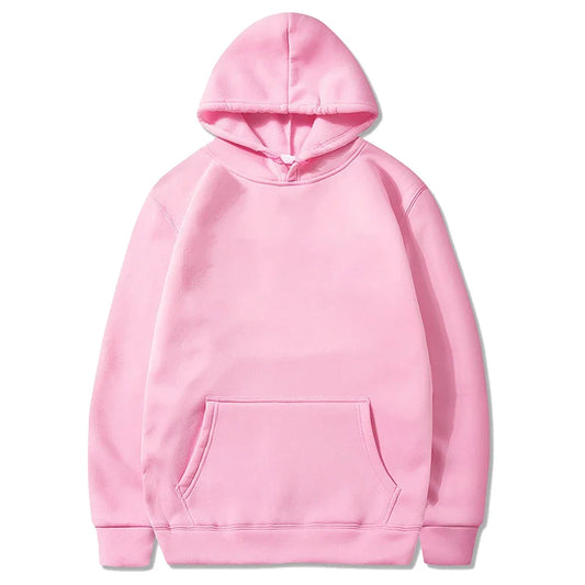 Sudaderas con capucha informales para hombre, sudaderas con capucha cálidas de lana para mujer, jerséis de primavera y otoño, sudaderas de gran tamaño de varios colores negros a la moda, Top