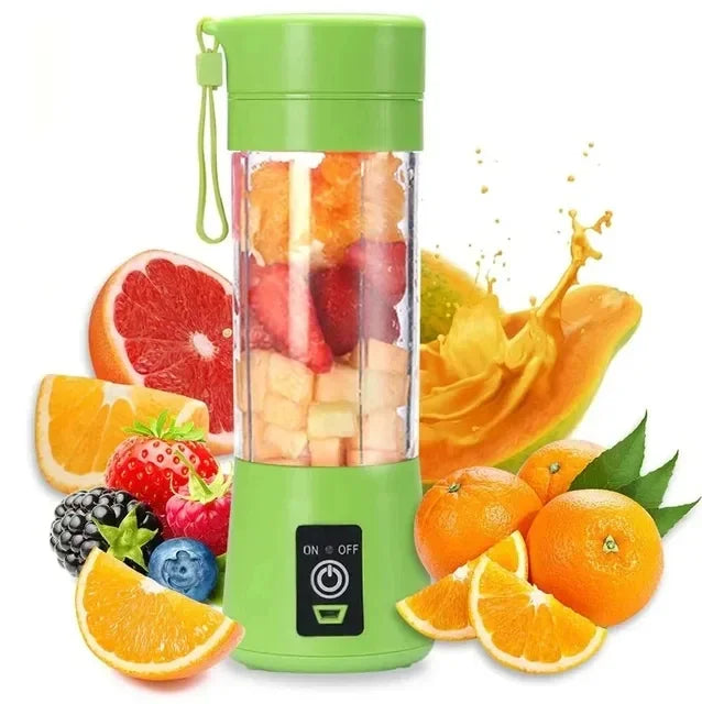 Mini exprimidor eléctrico con carga USB, máquina para batidos y batidos, exprimidor automático de frutas frescas, licuadora de cocina portátil de limón y naranja