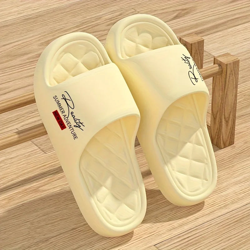 Zapatos de hombre EVA de diseño innovador de verano, zapatillas de casa suaves y ligeras, adecuadas para actividades de ocio en interiores y exteriores