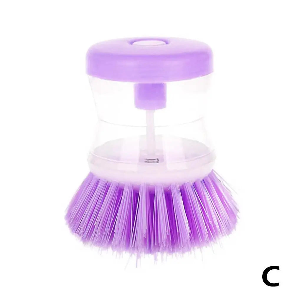 Olla de lavado de cocina, cepillo para platos, utensilios de lavado de astronauta con dispensador automático de jabón líquido, accesorios de limpieza del hogar