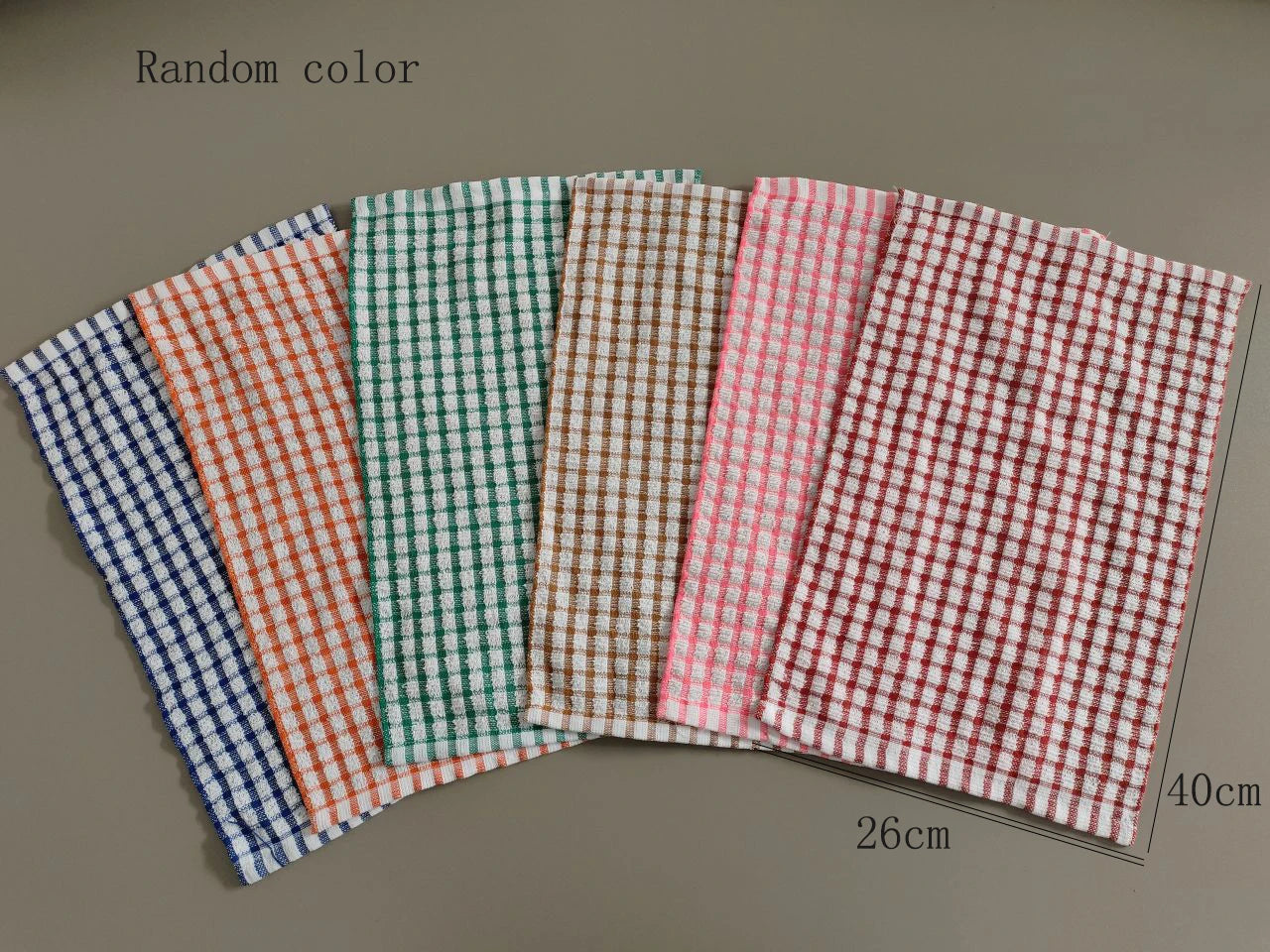 Toallas de cocina de algodón, 6 uds., absorbentes, sin pelusa, Catering, restaurante, paños para platos, paño de limpieza, toalla de limpieza de cocina