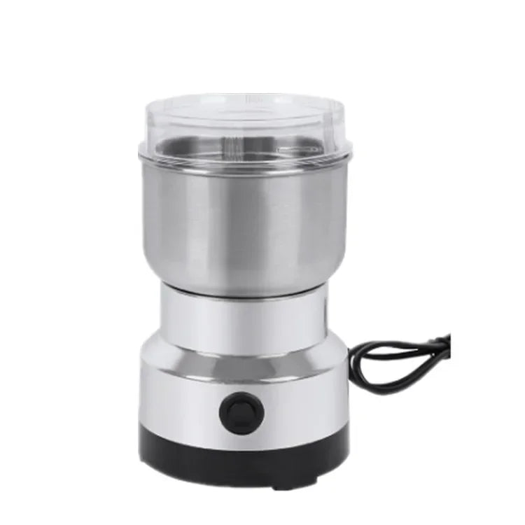 Molinillo Eléctrico de cuatro bordes para cocina, máquina multifuncional para moler granos, nueces, cereales, especias y granos, molinillo de café para el hogar