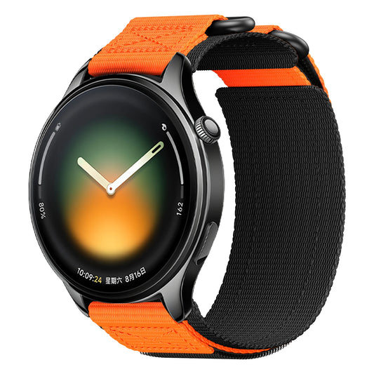 Correa de nailon con gancho y bucle de 22mm para Xiaomi Watch 5 / S4 Sport / S3 / S2 / S1 Pro, accesorios para pulsera deportiva