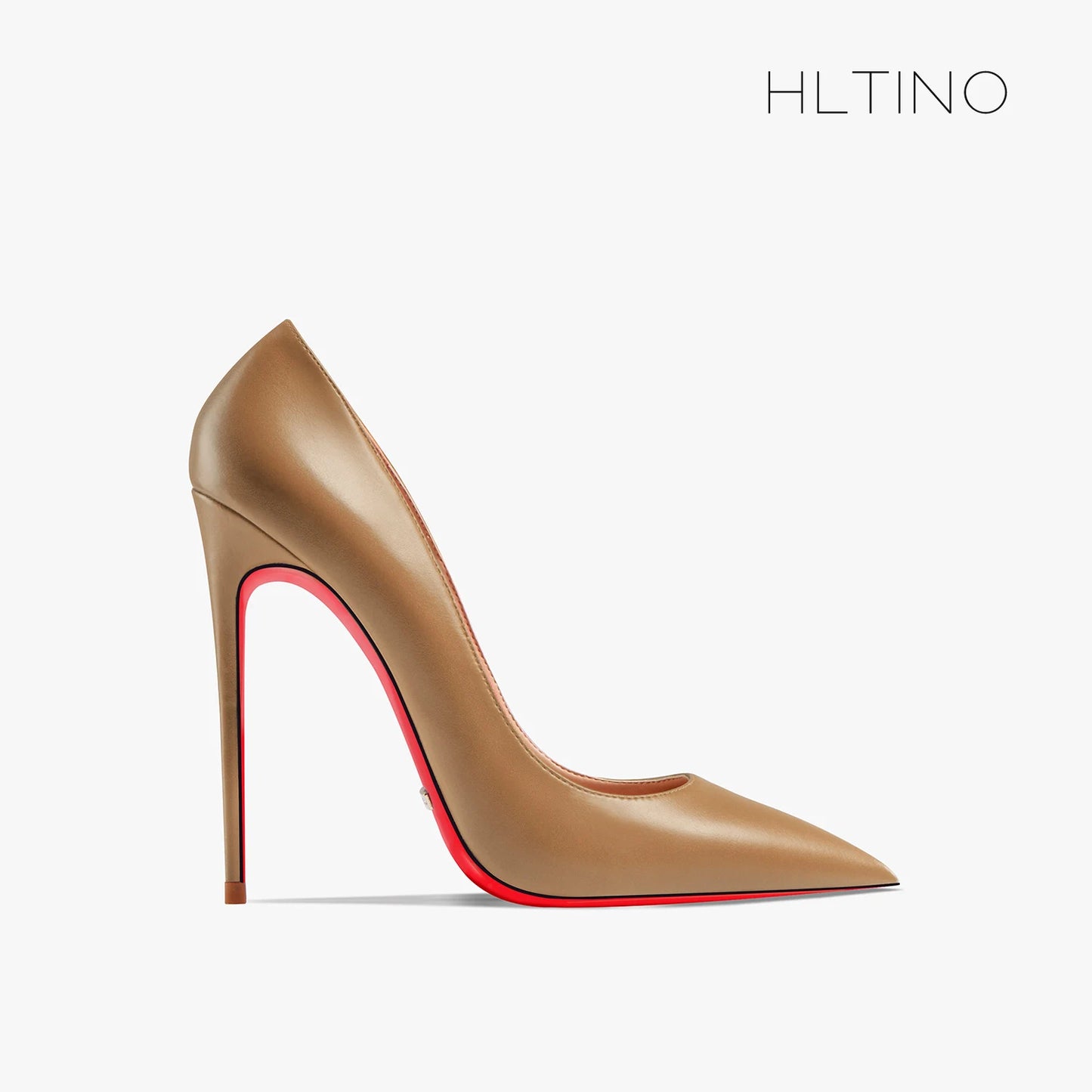 Zapatos de mujer 2025, marca de lujo, zapatos de tacón con suela roja, fondo rojo, puntiagudos, tacones altos de diseñador, zapatos elegantes de fiesta a la moda para mujer, 12cm