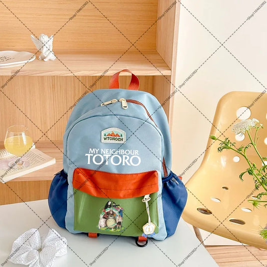 Mochilas bonitas de Totoro para estudiantes, mochila escolar de gran capacidad, mochila con estampado de dibujos animados de Anime, regalos para el regreso a la escuela, bolsas Kawaii