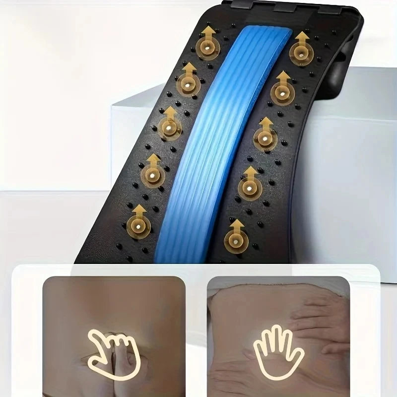 Corrector de Postura de 3 Niveles, Soporte Lumbar Ergonómico para Oficina, Auto, Hogar, Gimnasio, Kyfosis, Lordosis, Equipo de Fitness