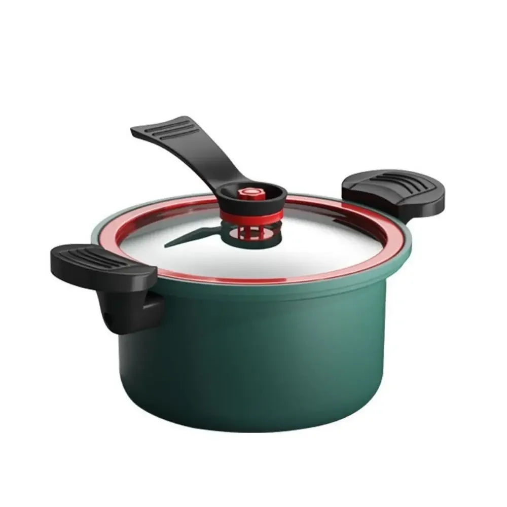 Olla a presión de 3,5 L, olla para estofado, utensilios de cocina, ollas antiadherentes, olla para sopa y carne, Cocina de Inducción, estufa de Gas