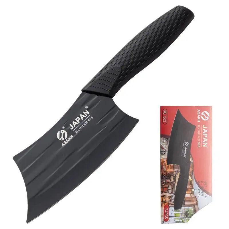 2 Cuchillos de Acero Inoxidable 3Cr13, Cuchillo de Cocina para Rebanar, Cuchillo de Carnicero Chino, Cuchillos con Hoja Forjada de Plástico, Cuchillo de Cocina