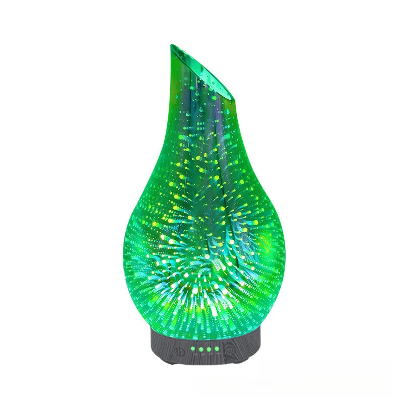Difusor de aceites esenciales, humidificador ultrasónico de aromaterapia 3D, ajuste de temporizador de apagado automático, decoración de Aroma para regalo de oficina en casa