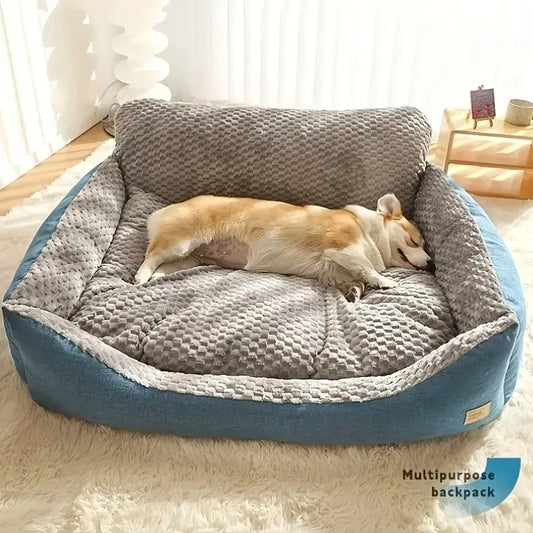 Camas para perros grandes/alfombra cálida para mascotas de otoño e invierno, tamaño extra grande para razas grandes/cama humana lavable/cubierta de cama/sofá