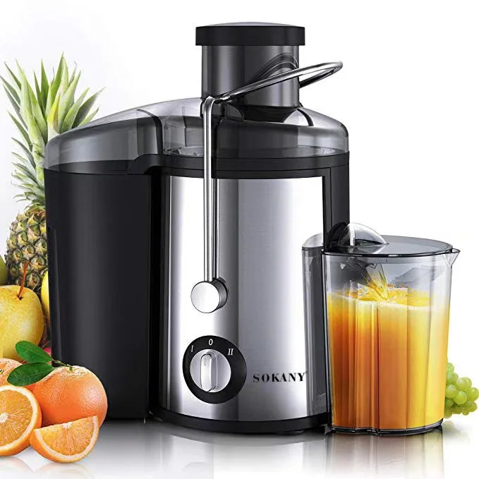 Extractor de jugo, máquinas exprimidoras profesionales, calibre de gran capacidad, separación de escoria, exprimidor eléctrico automático multifunción