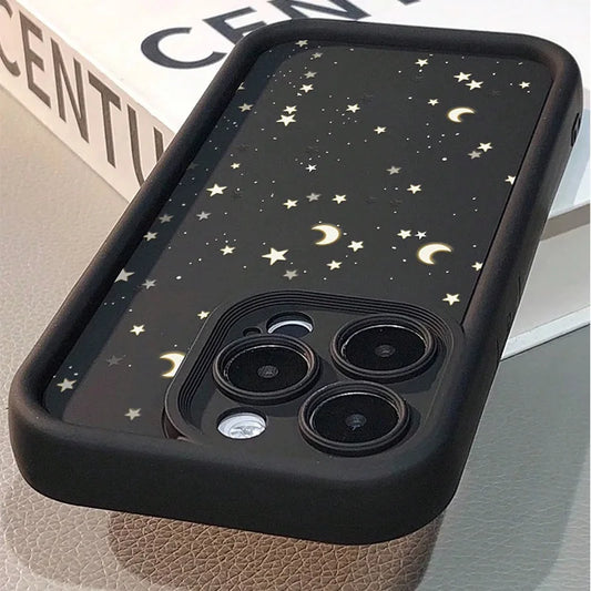 Handyhülle mit Sternenmuster für Samsung S26 Ultra, Hüllen für Galaxy S24 S25 Plus S23 FE S22 S21 A26 A36 A56 A35 A55 A34 A54 A53 A52S