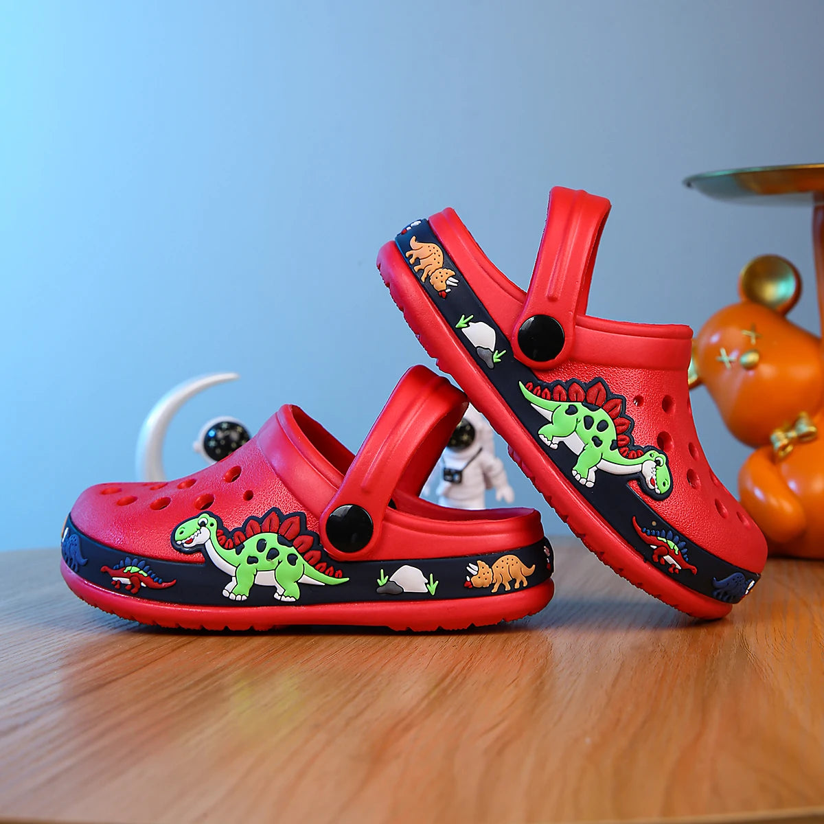 Sandalias antideslizantes para niños, zapatos de cueva de jardín, playa, ocio de dibujos animados, cómodos y ligeros, Verano