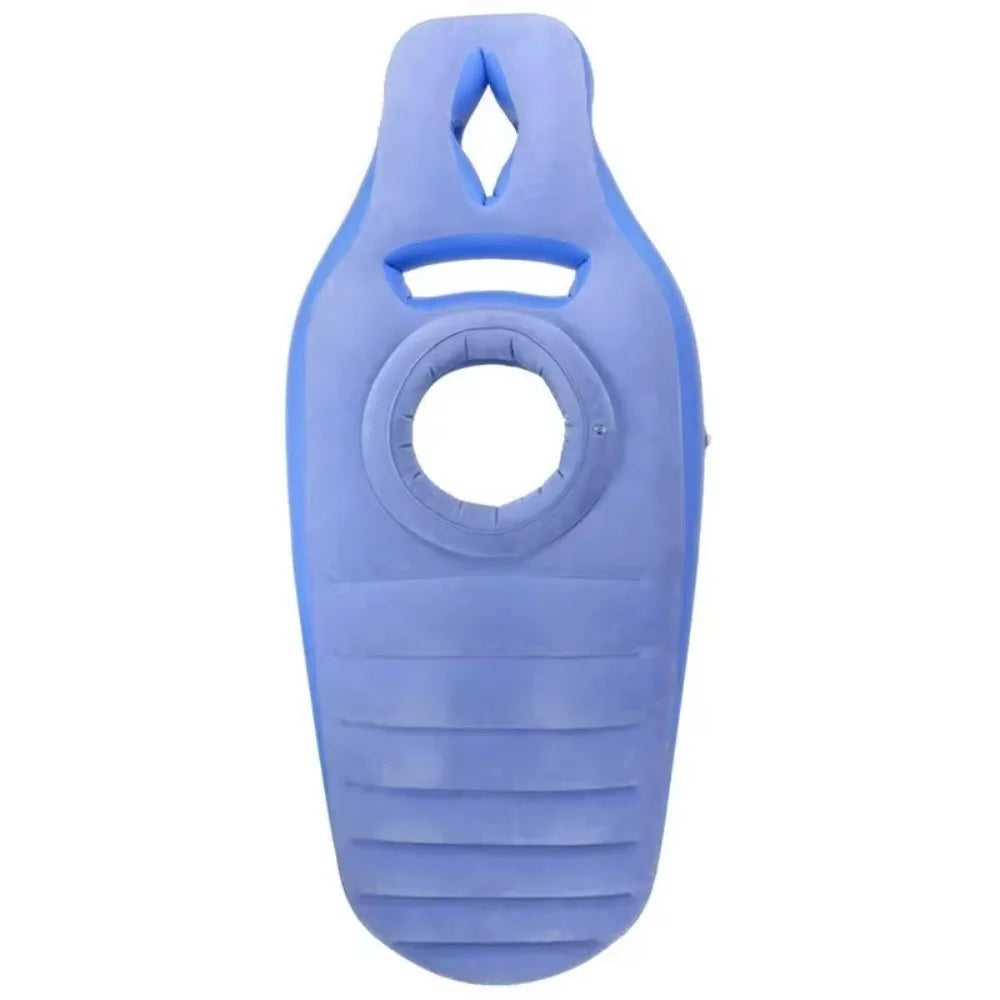 Con agujeros Cama de maternidad inflable Plegable Firmeza ajustable Estera para dormir de maternidad Incluye bomba de aire