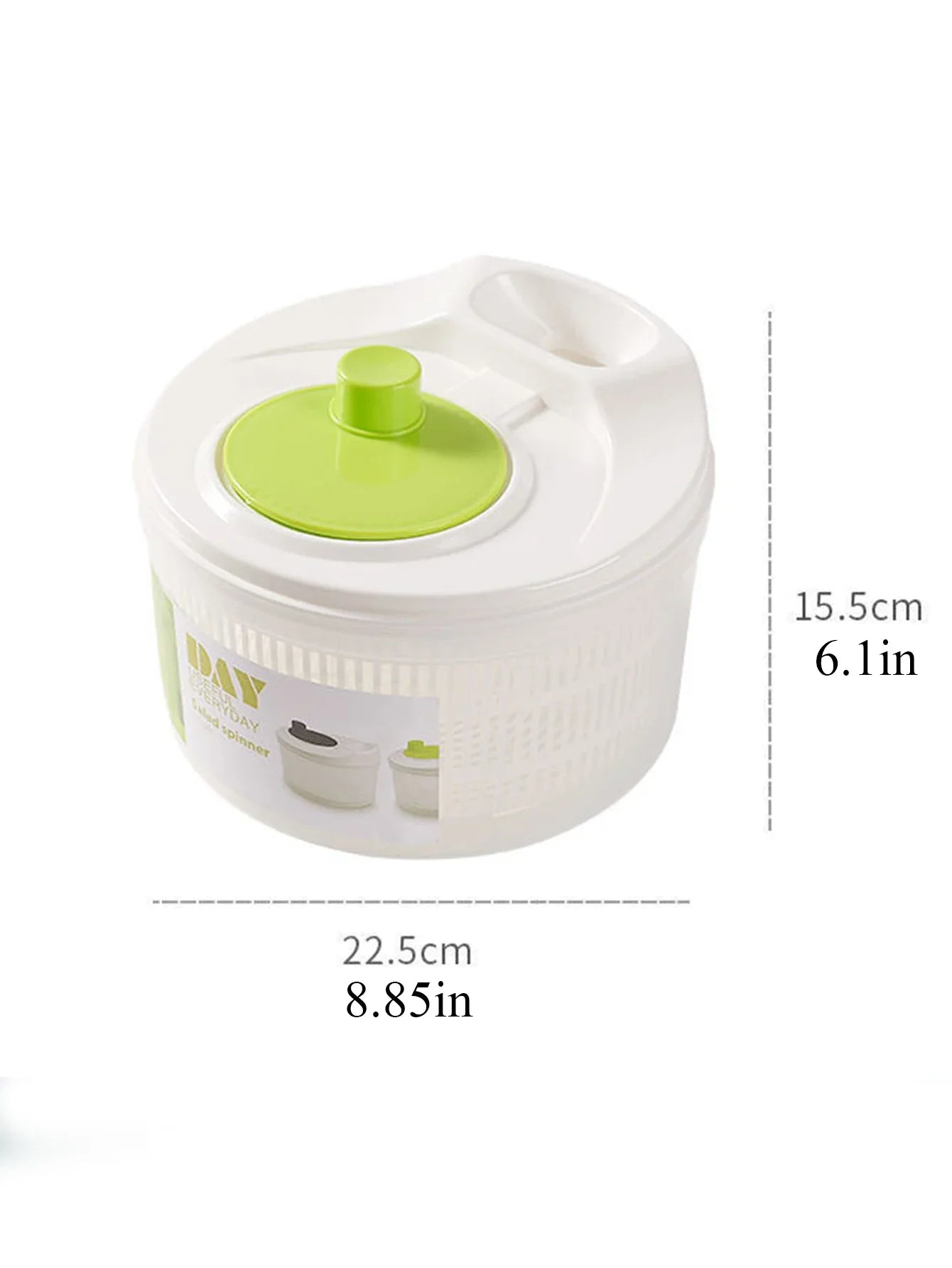 Deshidratador de verduras para el hogar, cesta de drenaje Manual creativa para ensalada de agua, secador de frutas, manivela de mano, Gadget de cocina para el hogar