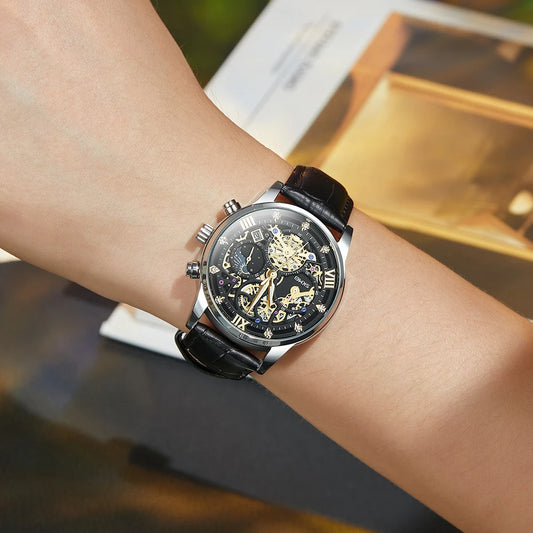 Relojes SKMEI de lujo de marca superior de acero para negocios, relojes de pulsera con calendario de movimiento de cuarzo japonés resistente al agua 3Bar para hombre