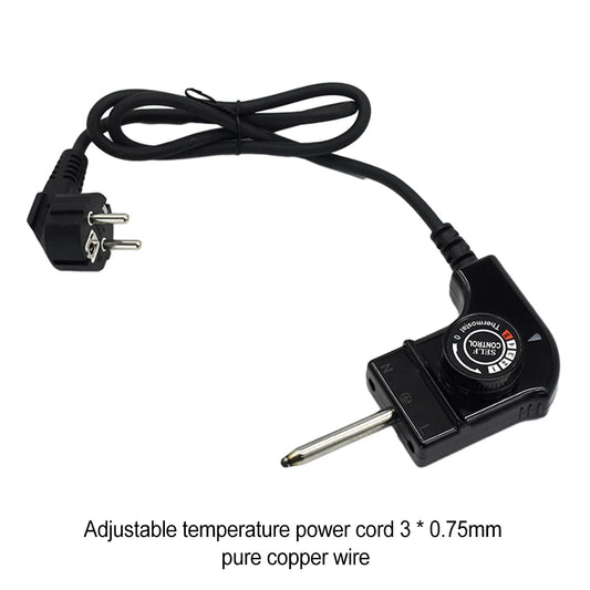 Cable de Control del termostato de la bandeja para hornear eléctrica de temperatura ajustable, cómodo y práctico, seguro como se muestra