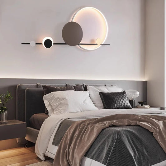 Lámpara LED de pared moderna, ambiente para candelabro de sala de estar, comedor, dormitorio, Hotel, salón, escaleras, pasillo, accesorio de iluminación para decoración del hogar