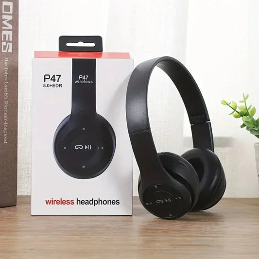 Auriculares Bluetooth Inalámbricos Plegables — Sonido de Alta Calidad