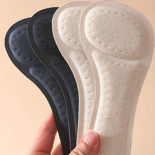 1 par de plantillas antideslizantes que absorben los golpes para mujer | Cojines de zapatos autoadhesivos suaves con control de olores para tacones altos y bombas