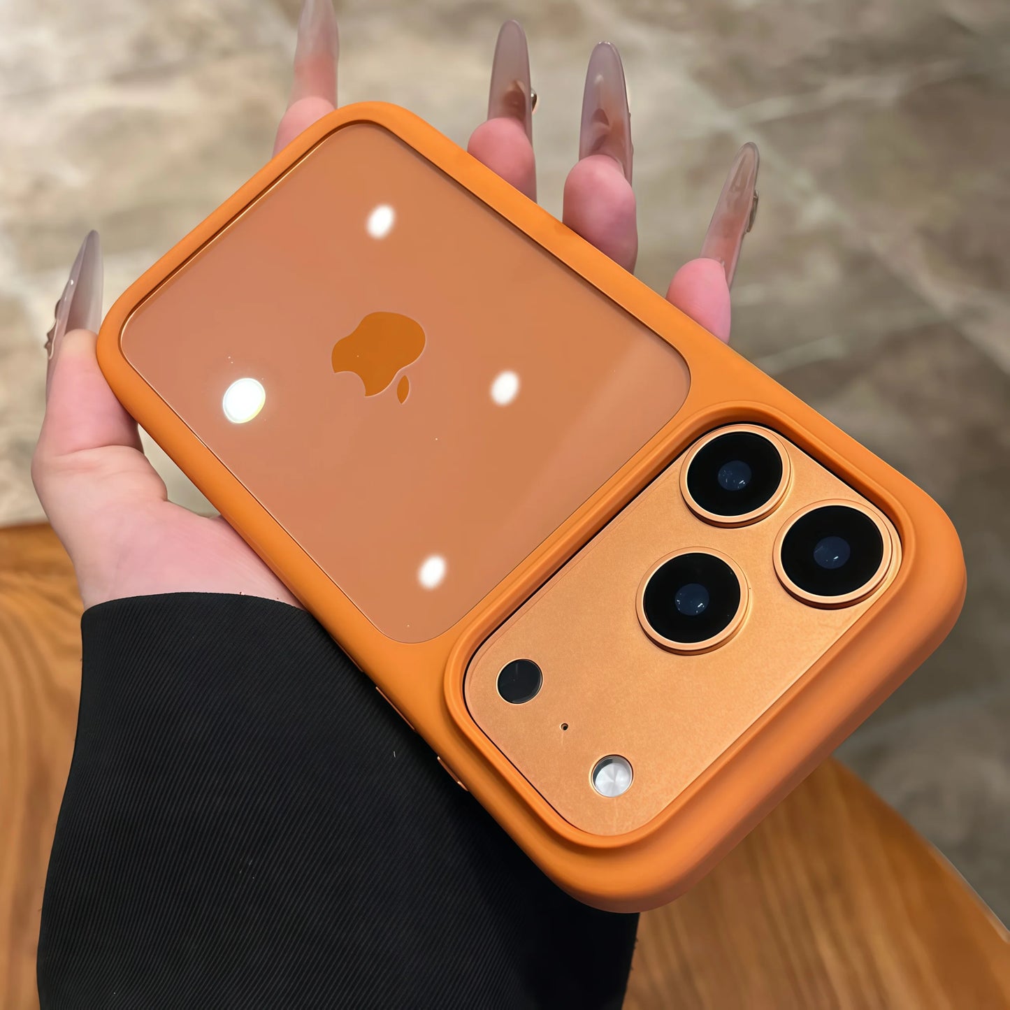 Funda Transparente de Silicona de Lujo con Bordes Suaves para iPhone 17, 17 Pro, 17 Pro Max, Resistente a Impactos, con Panel Trasero Rígido