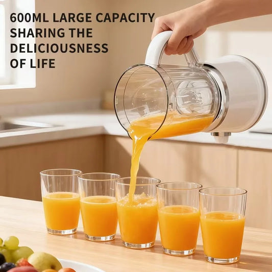 Licuadora Eléctrica Inalámbrica Portátil, 12 Cuchillas, 3000mAh, Exprimidor de Frutas, Uso Doméstico, Trituradora de Hielo, Mezcladora de Alimentos Auxiliar para Naranjas