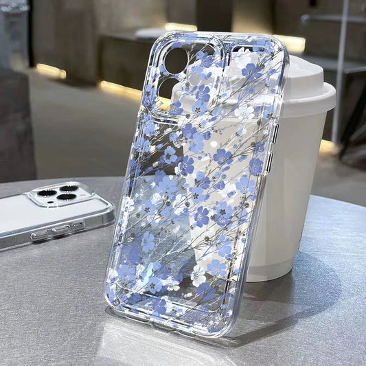 Funda Floral Transparente iPhone
