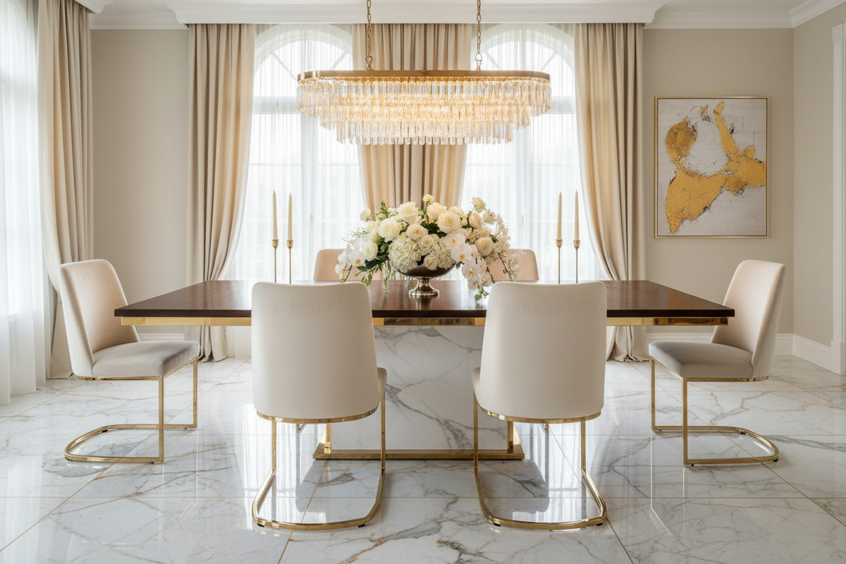 6 sillas comedor lujosas
