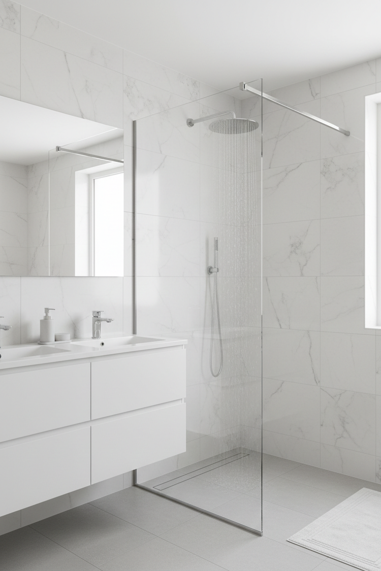 Ducha walk-in moderna