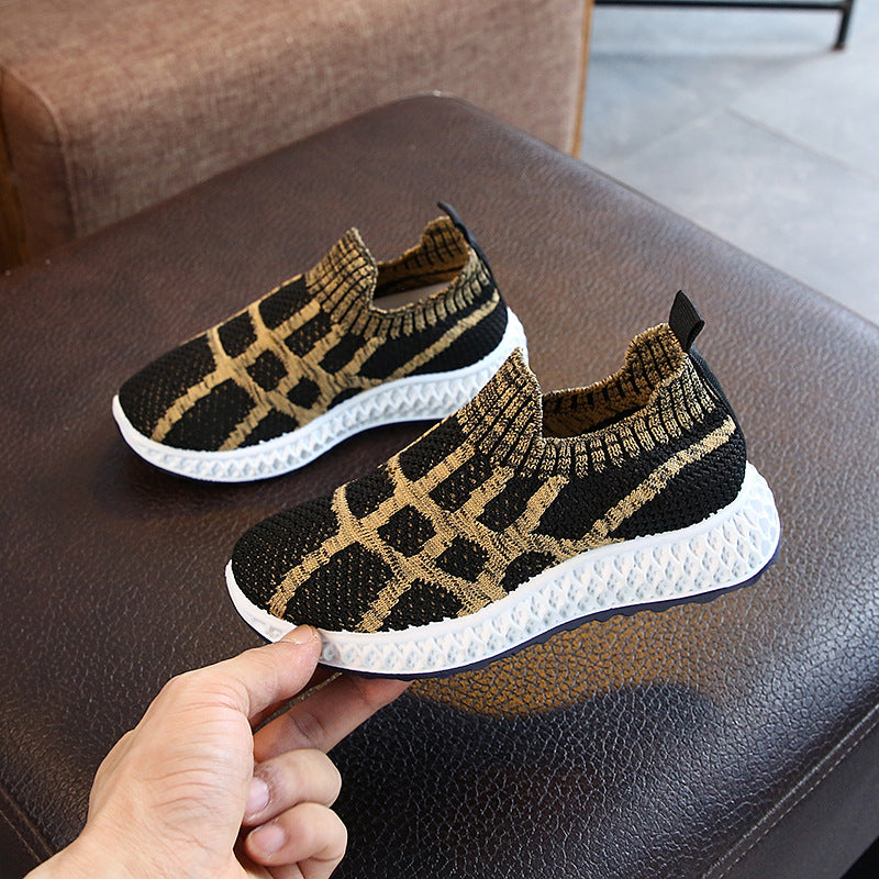 Children's Sneakers 2023 Autumn New Fashion Girl's Net Shoes Mesh Breathable Boys Shoes Coconut Shoes Baby Shoes