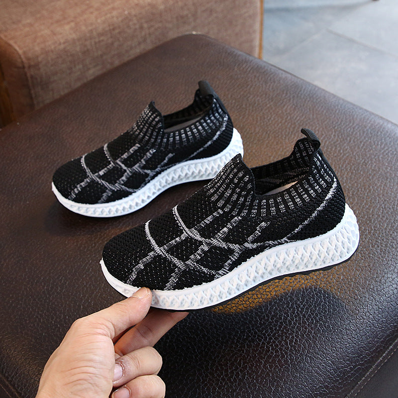 Children's Sneakers 2023 Autumn New Fashion Girl's Net Shoes Mesh Breathable Boys Shoes Coconut Shoes Baby Shoes