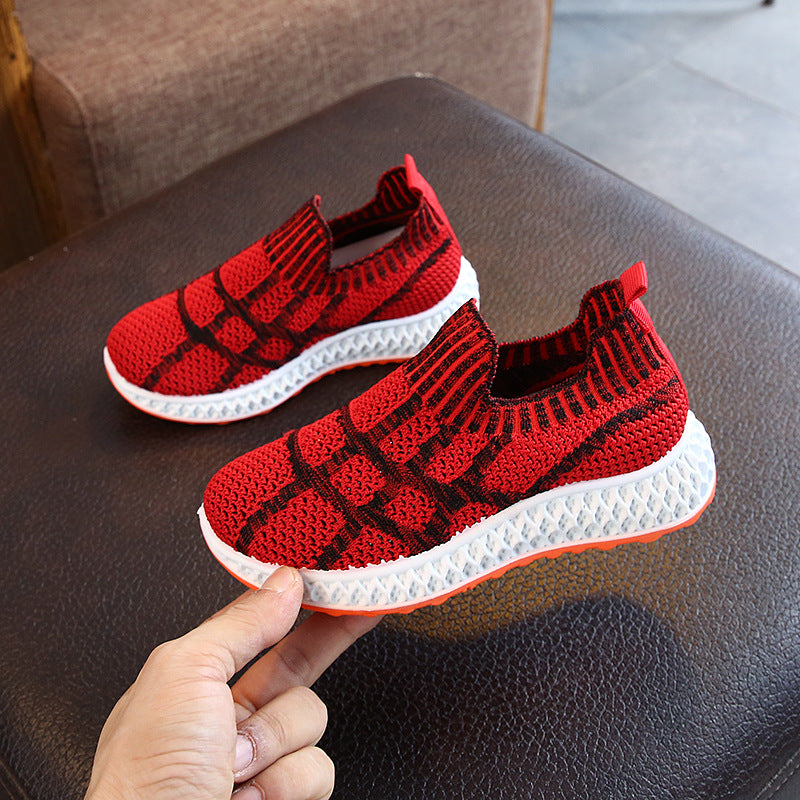 Children's Sneakers 2023 Autumn New Fashion Girl's Net Shoes Mesh Breathable Boys Shoes Coconut Shoes Baby Shoes