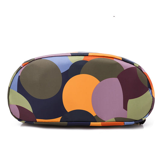 New Foreign Trade Korean Fashion Student Schoolbag Personalized All-match Bag Travel Backpack Oxford Women's Backpack