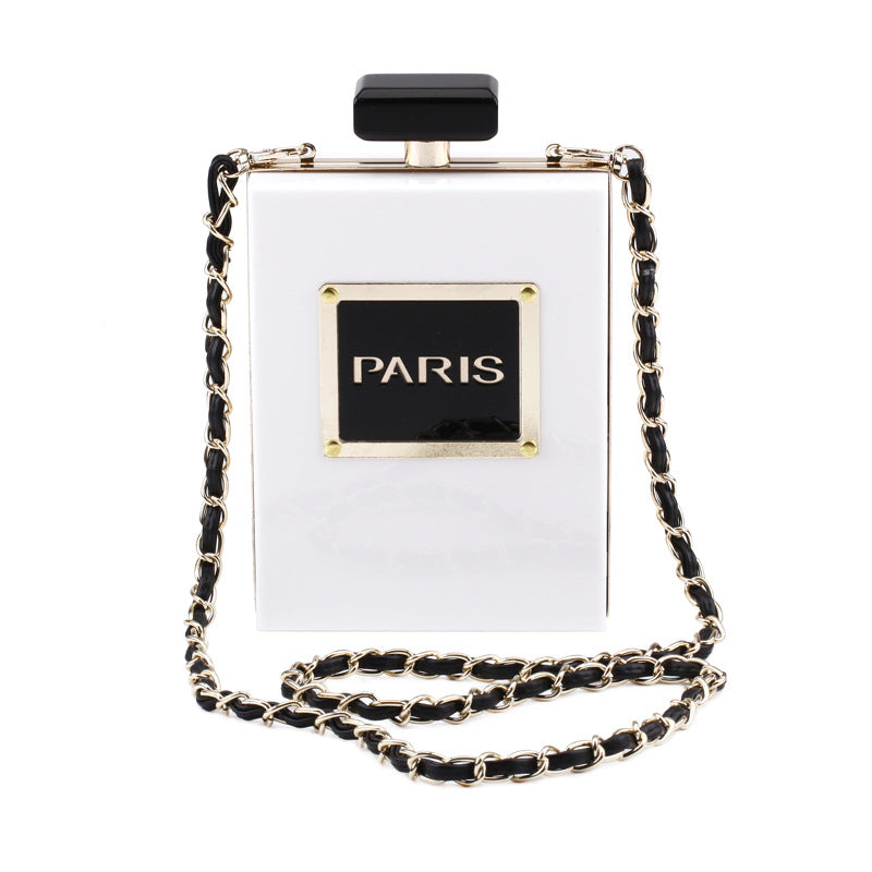 Bag 2020 New Arrival Transparent Acrylic Bag Vertical Square Bag Shoulder Crossbody Banquet Dress Evening Bag for Women