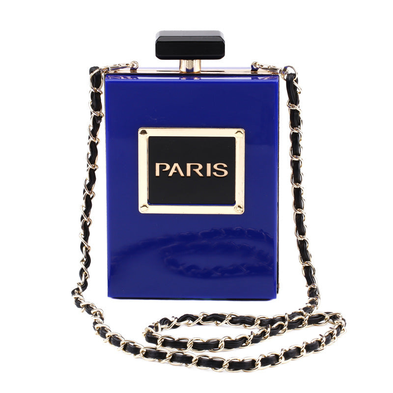 Bag 2020 New Arrival Transparent Acrylic Bag Vertical Square Bag Shoulder Crossbody Banquet Dress Evening Bag for Women