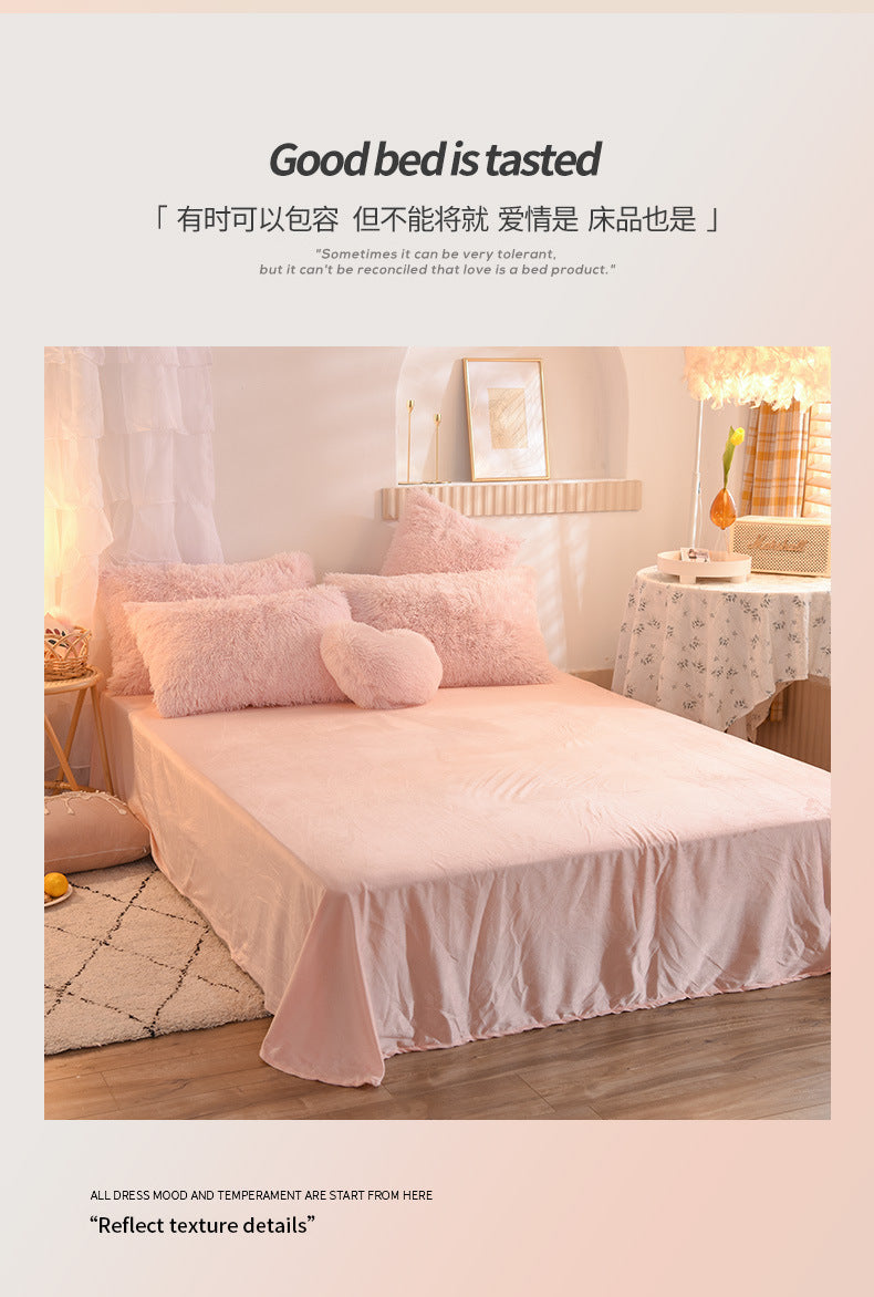Juego de funda nórdica de felpa de lujo de 3/4 piezas: ropa de cama acogedora y suave, perfecta para el confort del dormitorio, ideal para habitaciones de invitados y dormitorio Aesth