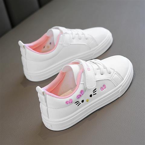 Girls 6 small white shoes Korean children's board shoes 11 single shoes primary school students fashion children's shoes 13 casual sneaker 15 years old