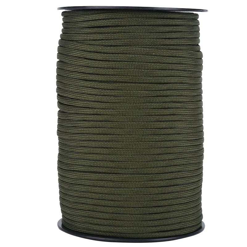 7-core 4mm umbrella rope polypropylene fiber multi-function mountaineering paratrooper traction rope life-saving equipment fixed safety umbrella rope