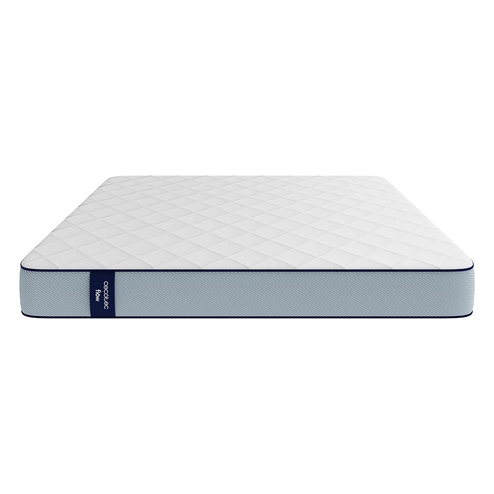 Cecotec Colchón Viscoelástico Flow PureVital 1900 Medida 90x190. Multicapa, Altura 21cm, Firmeza Alta, Núcleo FoamVital, Doble Cara Dual System para Invierno y Verano