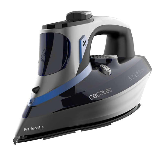 Cecotec Plancha de la Ropa Horizontal Vapor IronHero 3200 Vital. 3200W, Golpe de Vapor 270g/min, Vapor Continuo 70g/min, Suela Gran Resistencia con Deslizamiento Perfecto, Antigoteo