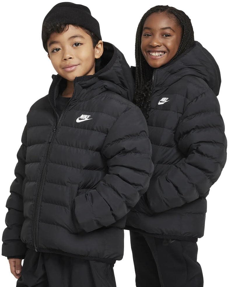 NIKE K Nsw Low Synfl Jkt Adp Hip Length Hooded Jkt Unisex - Niños y jóvenes