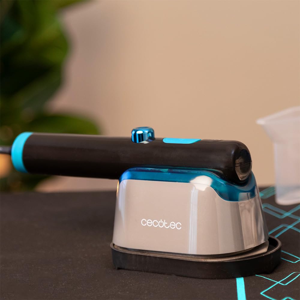 Cecotec Plancha Vertical IronHero 1800 Ultimate. 1800 W, Power Technology, Power Steam, Vapor Continuo de 28 g/min, Touch Control, Fast Steam, Clean Steam, Antigoteo, Auto Shut Off