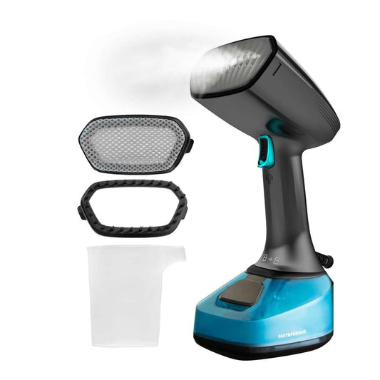 Cecotec Plancha Vertical de la Ropa Fast&Furious 4050 X-Treme. 1960W, Vapor Continuo 35g/min, Sistema Seguridad Auto Shut-Off, Accesorio Cepillo Incluido, Lista en 20 Segundos, Tanque 265ml