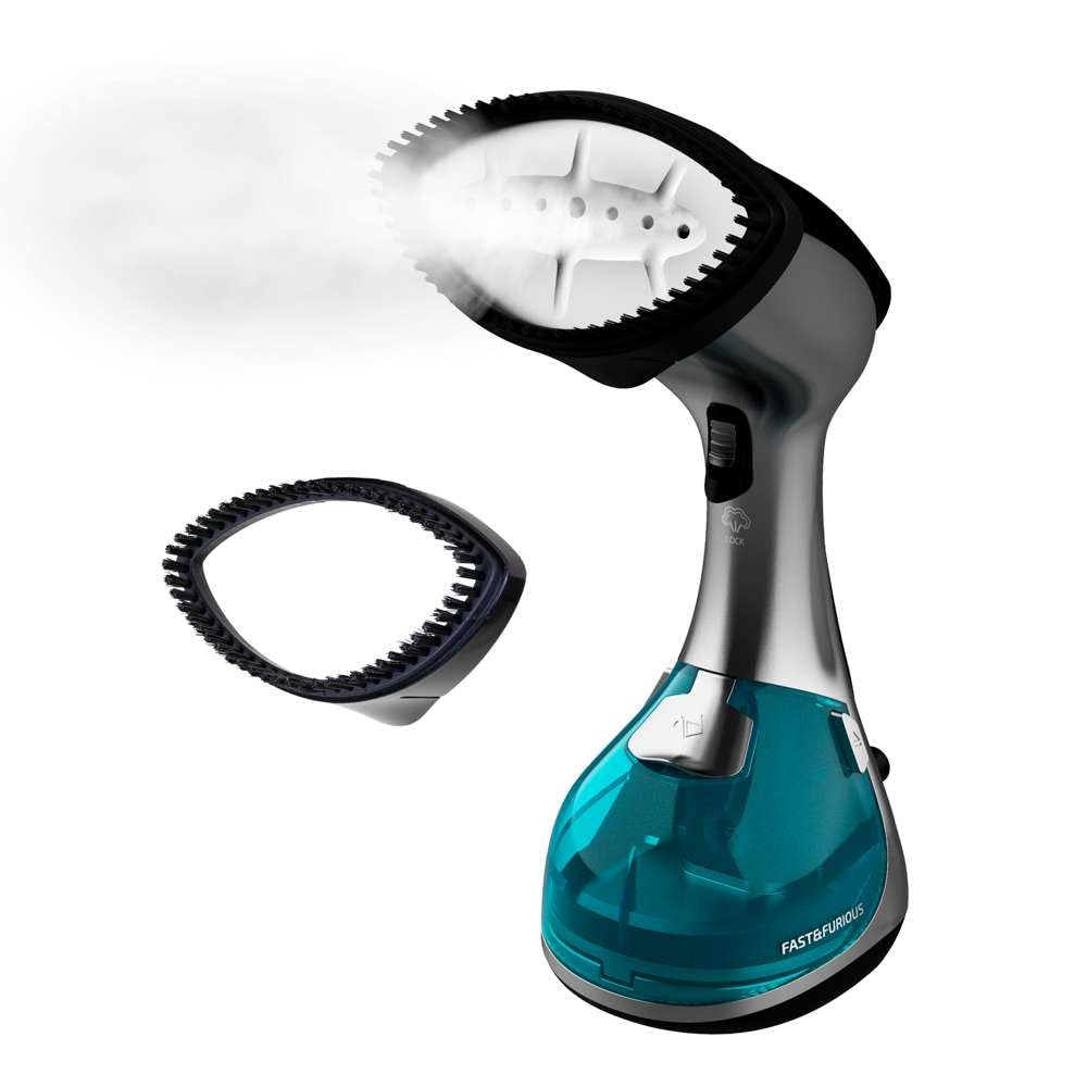 Cecotec Plancha Vertical de la Ropa Fast&Furious 4050 X-Treme. 1960W, Vapor Continuo 35g/min, Sistema Seguridad Auto Shut-Off, Accesorio Cepillo Incluido, Lista en 20 Segundos, Tanque 265ml