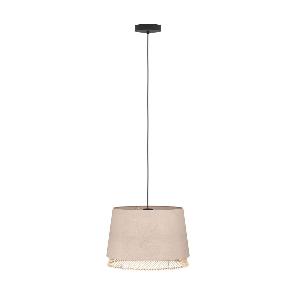 Eglo Tabley Lámpara de techo de estilo natural, adecuada para colocar