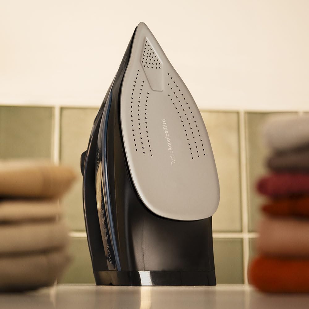 Cecotec Plancha Ropa Vapor 3D ForceAnodized 750 Smart. 3100W, Golpe de Vapor 200 g/min, Doble Suela Anodizada, Pantalla LCD, Antical, Autoapagado, Modo Eco, Depósito 400 ml